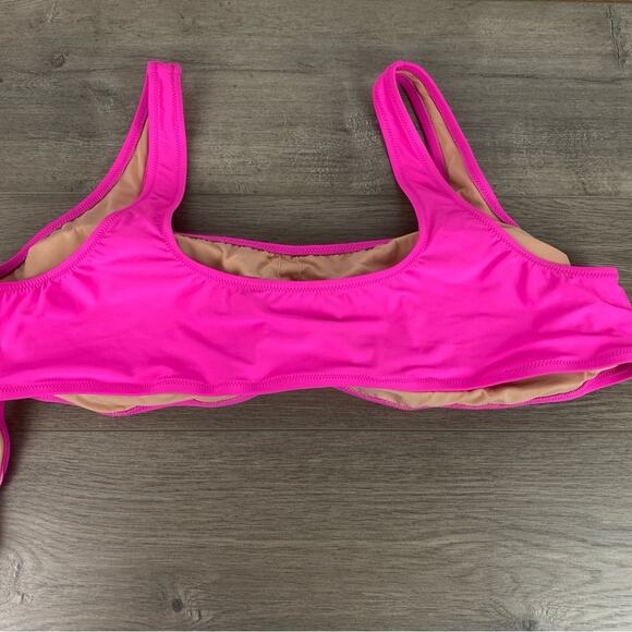 J.Crew Hot Pink Cutout One Piece Swimsuit Sz.24 NWT - Picture 9 of 14